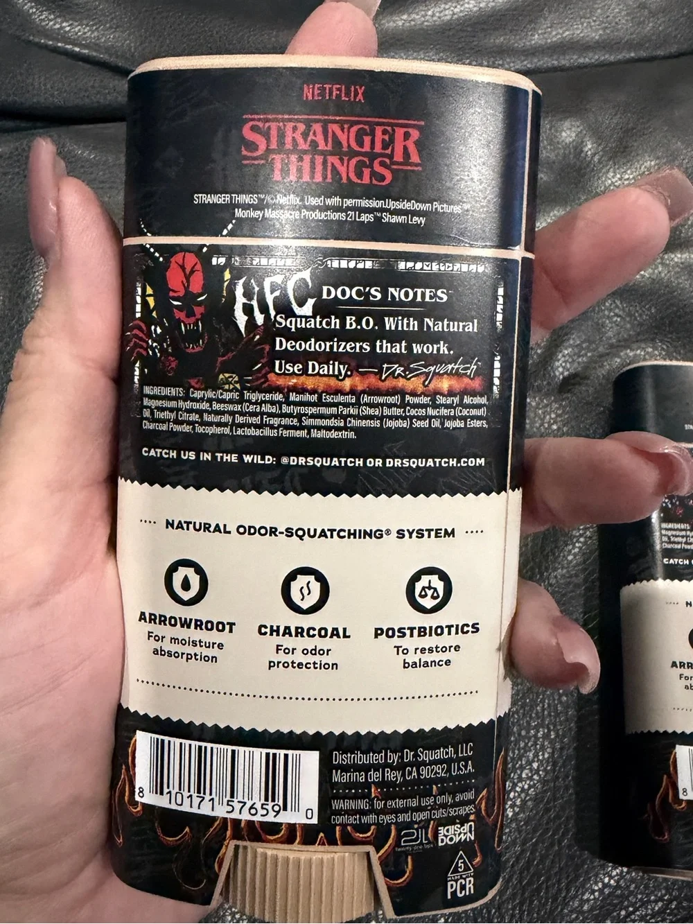 Hellfire & Beyond Odor Squatching Deodorant for Men — Black